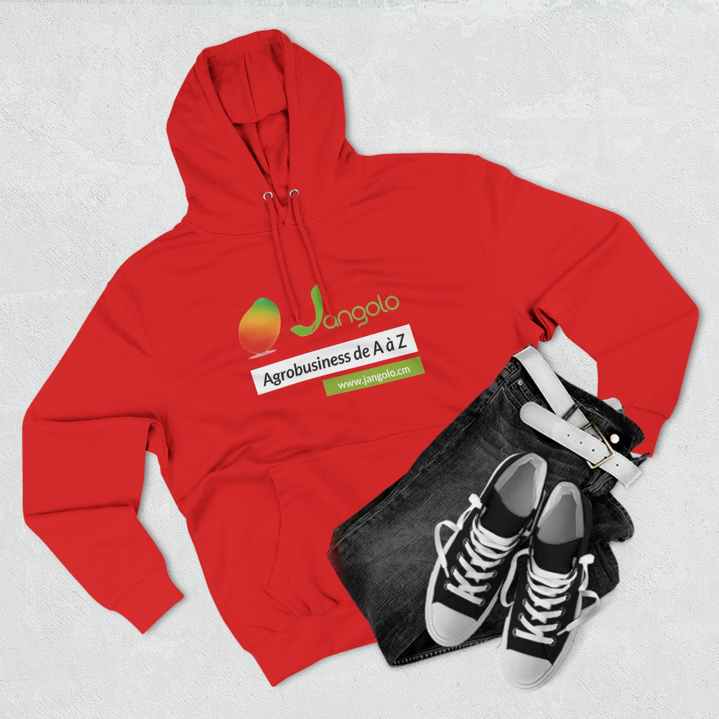 Sweat à capuche unisexe premium
