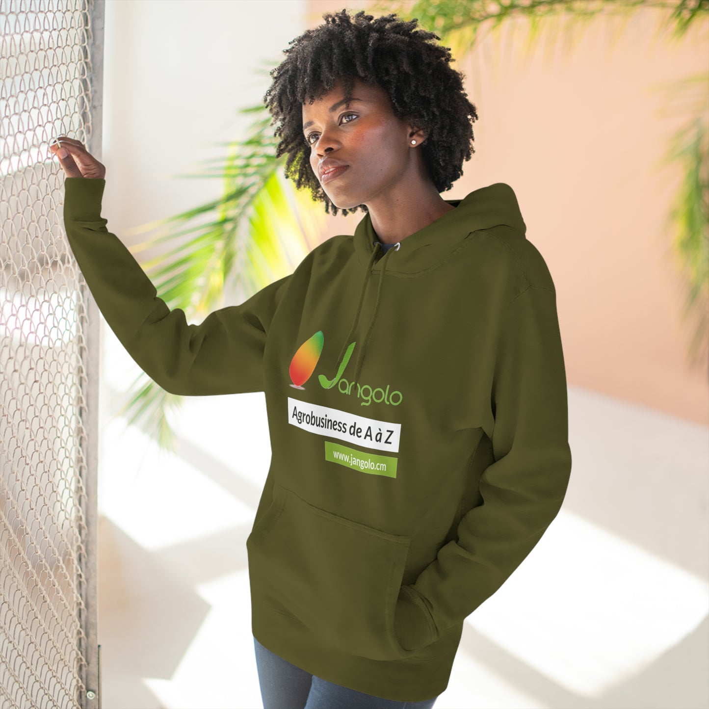 Sweat à capuche unisexe premium